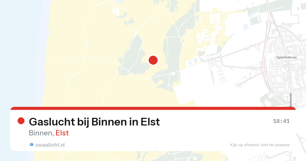 Gaslucht bij Binnen in Elst — 27 aug 2026