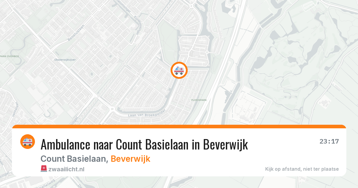 Ambulance naar Count Basielaan in Beverwijk — 2 apr 2026