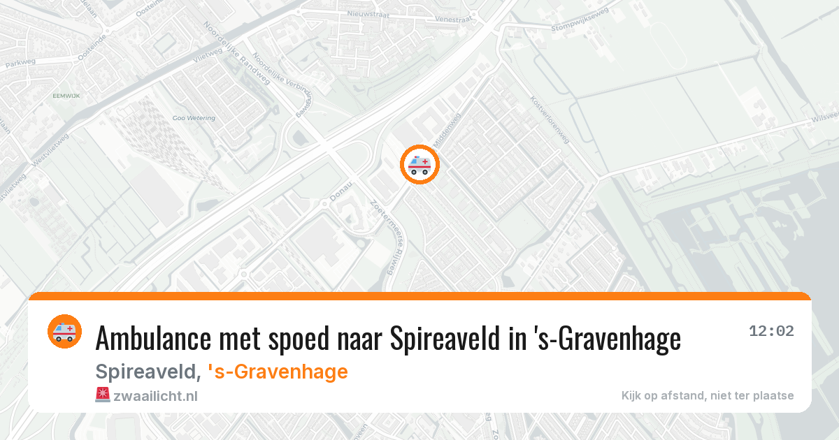 Ambulance met spoed naar Spireaveld in 's-Gravenhage — 30 jun 2026