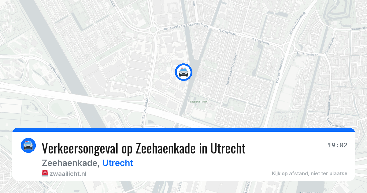 Verkeersongeval op Zeehaenkade in Utrecht — 3 mei 2026