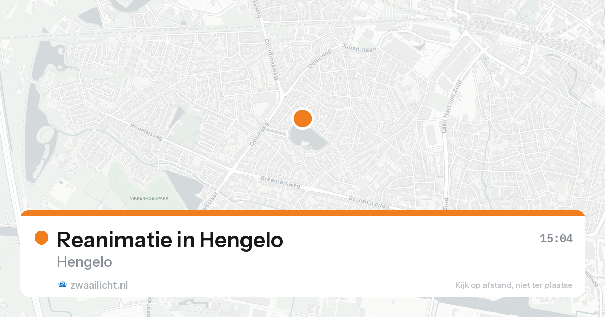 Reanimatie in Hengelo — 23 aug 2026