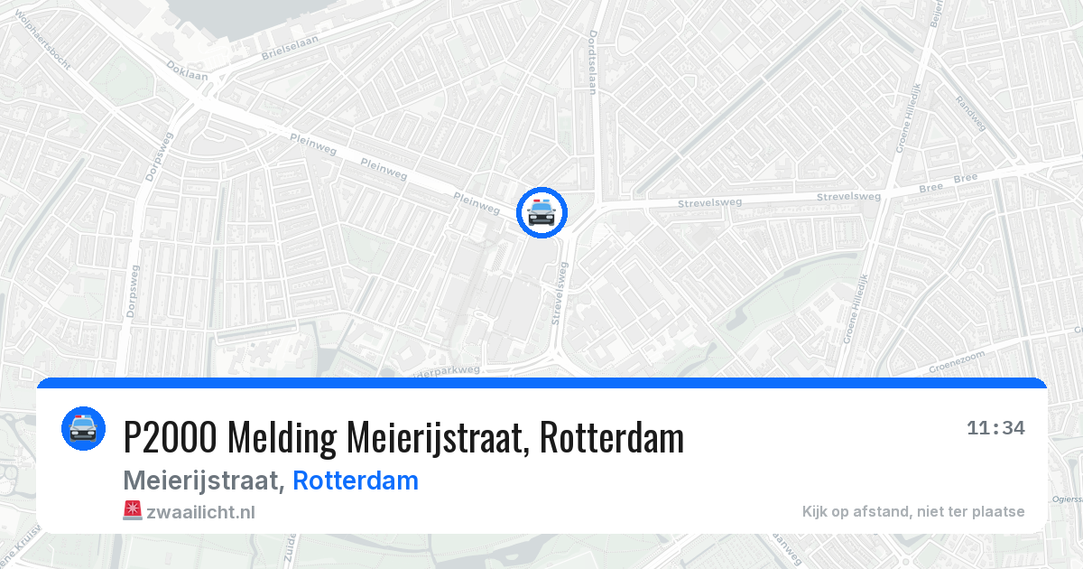 P2000 Melding Meierijstraat, Rotterdam — 12 jun 2026