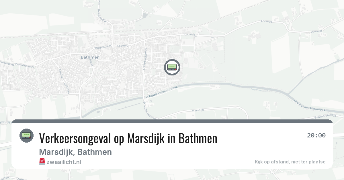 Verkeersongeval op Marsdijk in Bathmen — 29 jul 2026