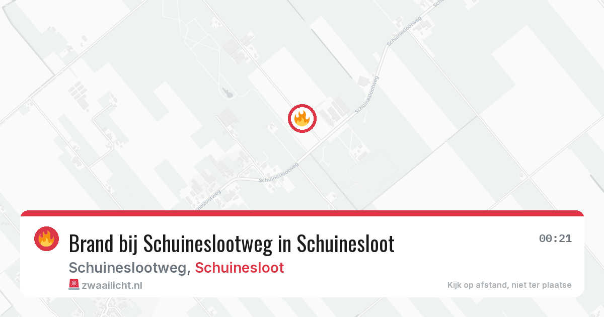 Brand bij Schuineslootweg in Schuinesloot — 2 aug 2026