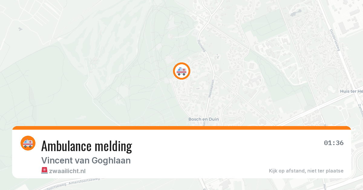 Ambulance melding — 29 jan 2026