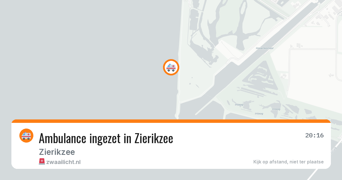 Ambulance ingezet in Zierikzee — 10 aug 2026