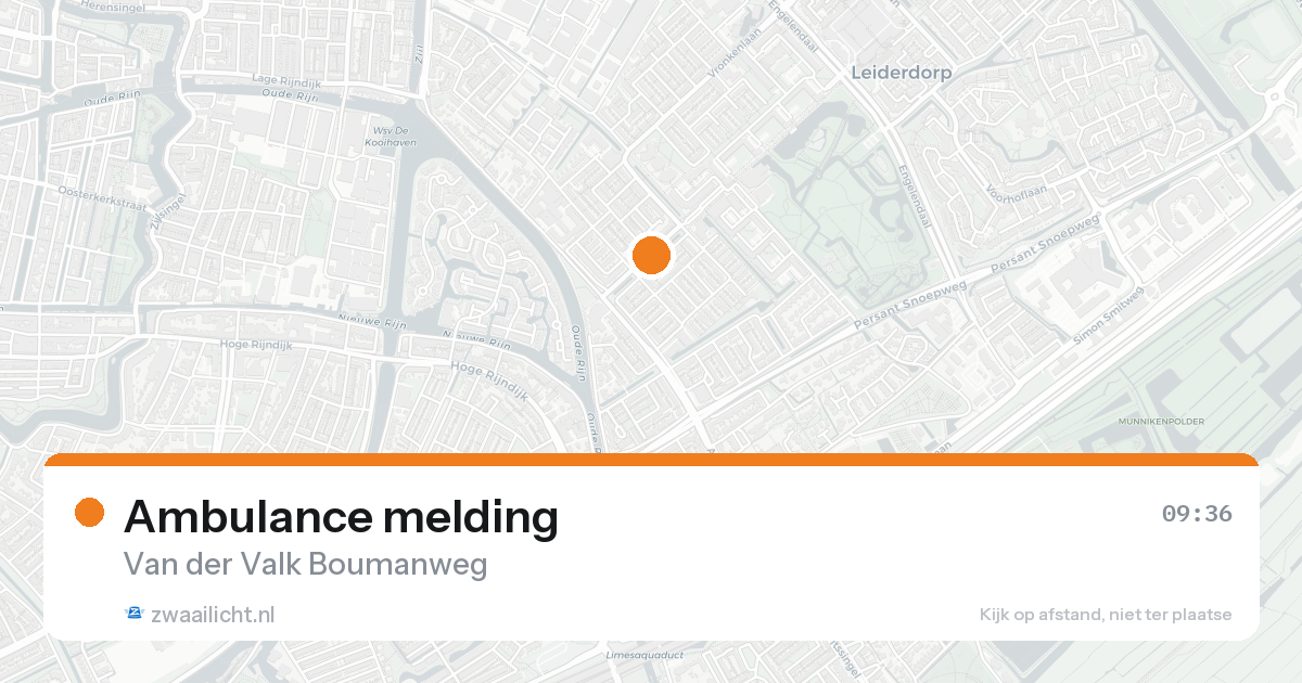 Ambulance melding — 31 jan 2026