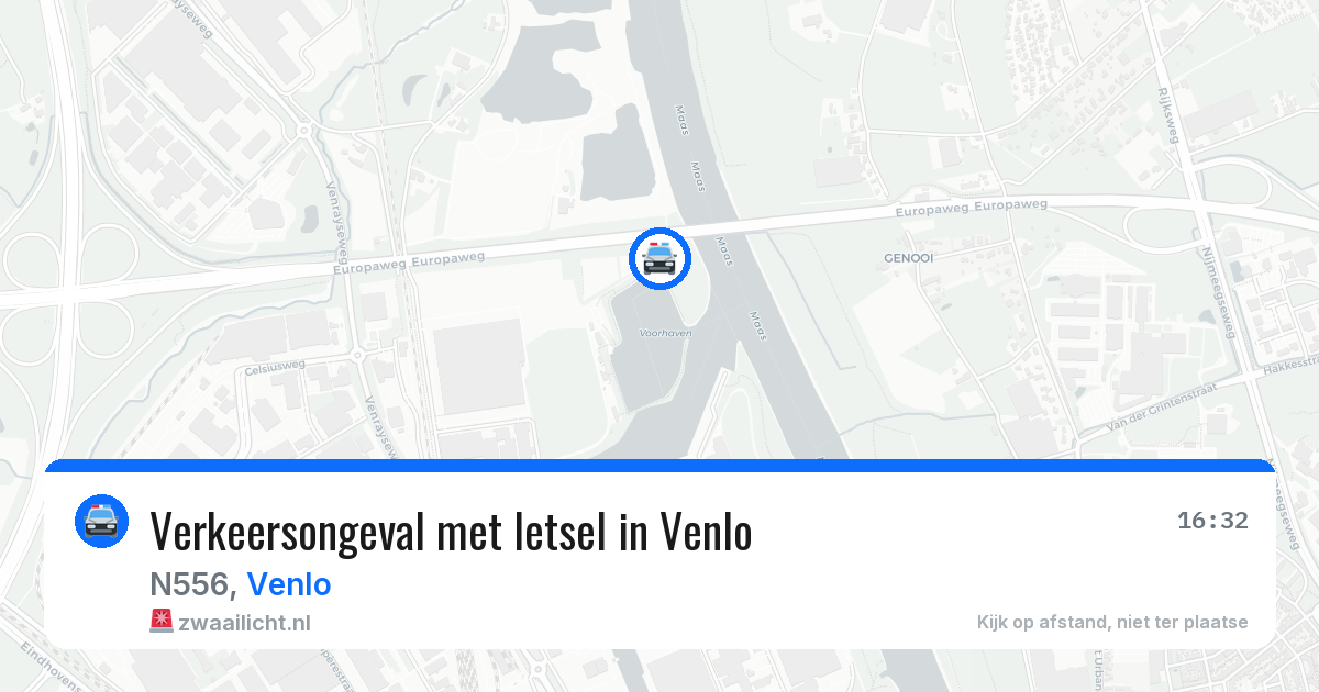 Verkeersongeval met letsel in Venlo — 17 jun 2026