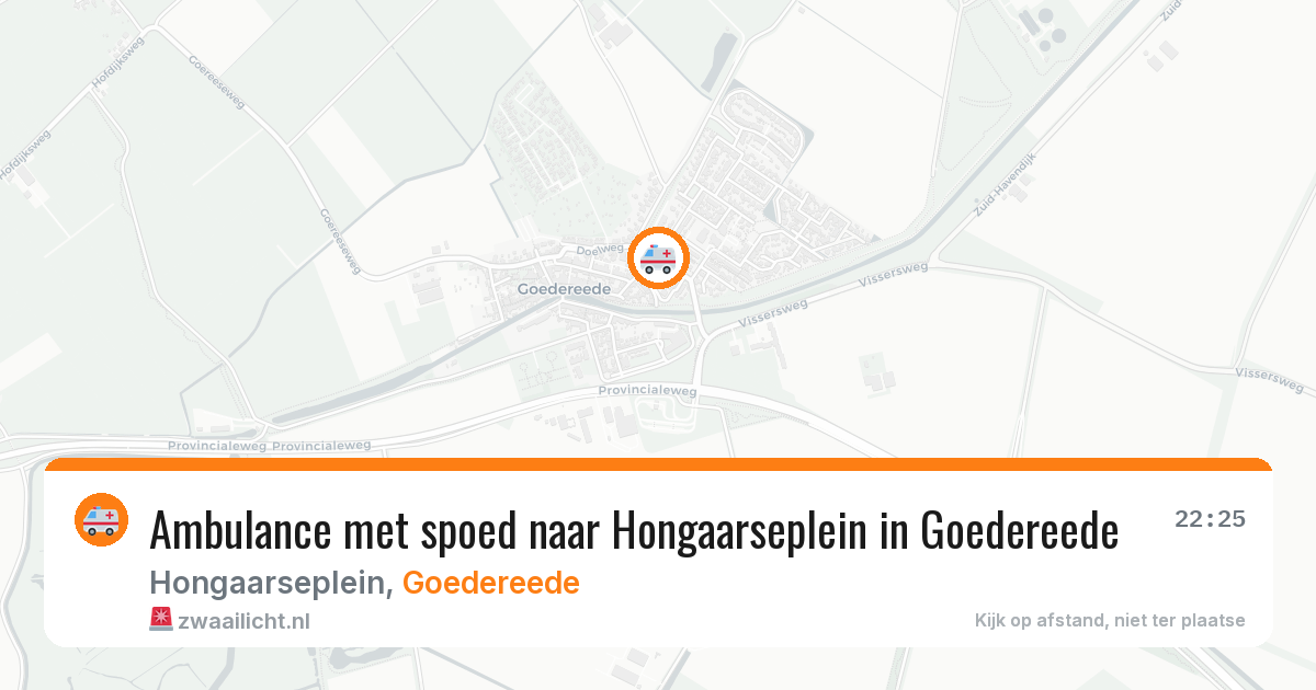 Ambulance met spoed naar Hongaarseplein in Goedereede — 29 jun 2026