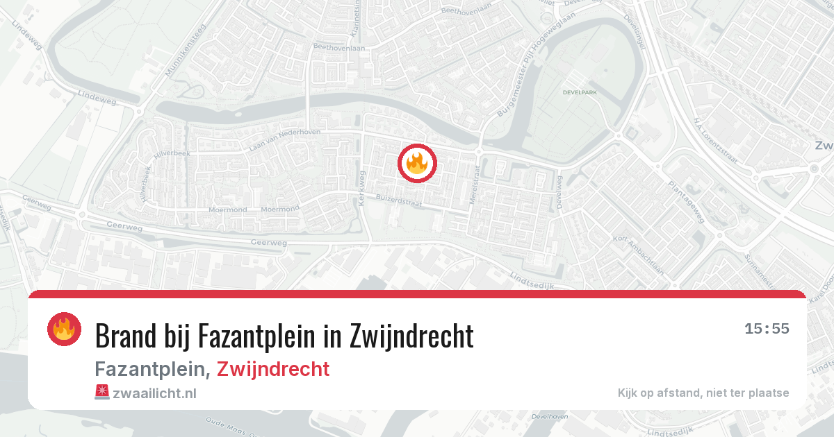 Brand bij Fazantplein in Zwijndrecht — 29 jan 2026
