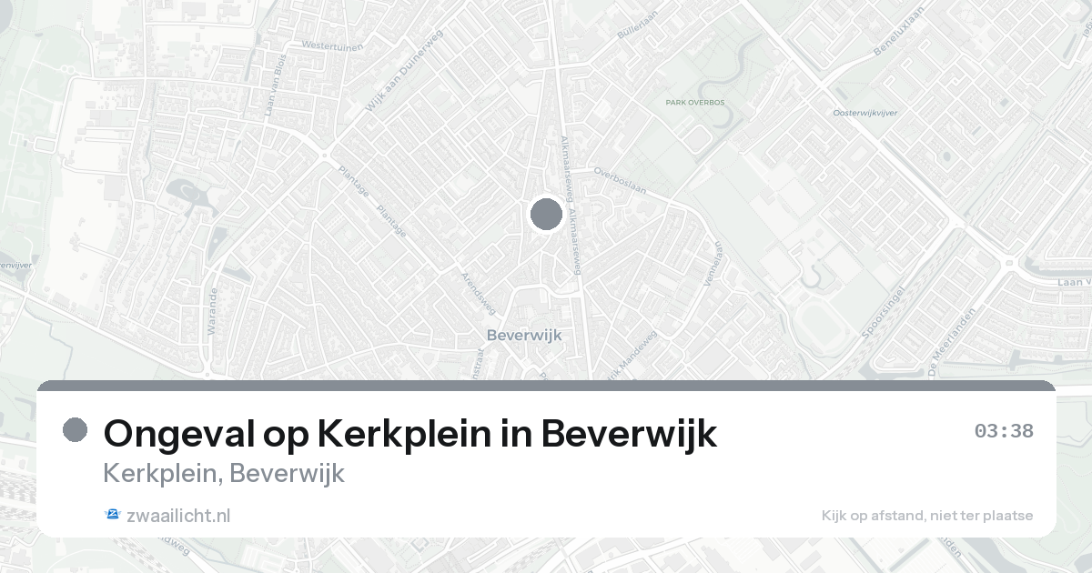 Ongeval op Kerkplein in Beverwijk — 8 feb 2026