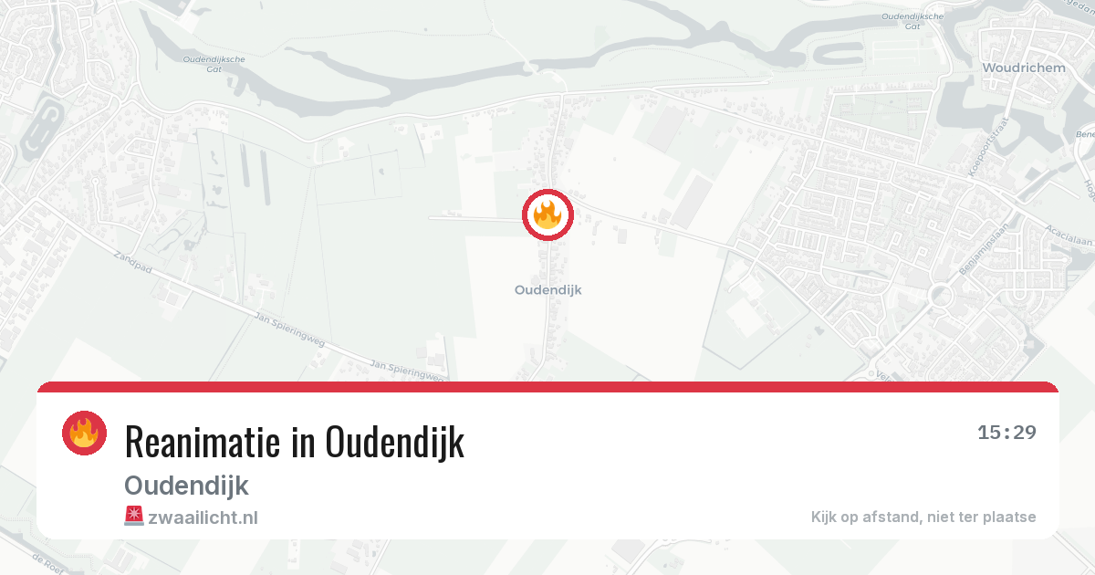 Reanimatie in Oudendijk — 19 jun 2026