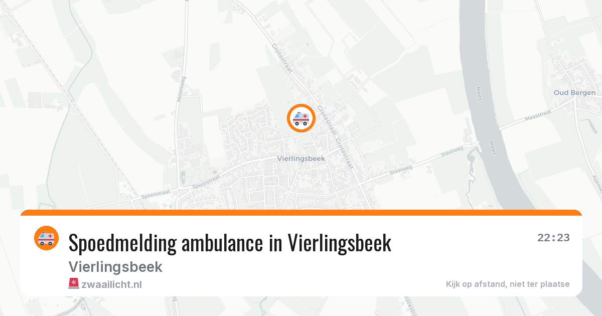 Spoedmelding ambulance in Vierlingsbeek — 7 feb 2026