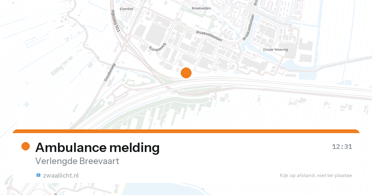 Ambulance melding — 11 mrt 2026