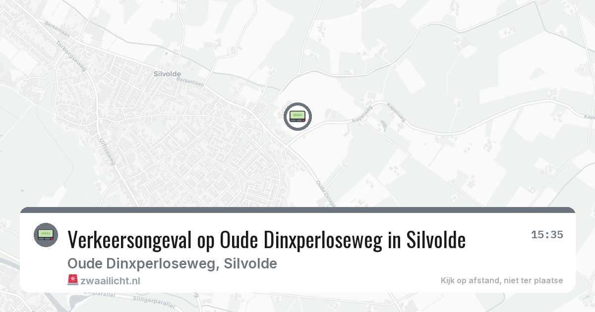 Verkeersongeval op Oude Dinxperloseweg in Silvolde — 7 mei 2026