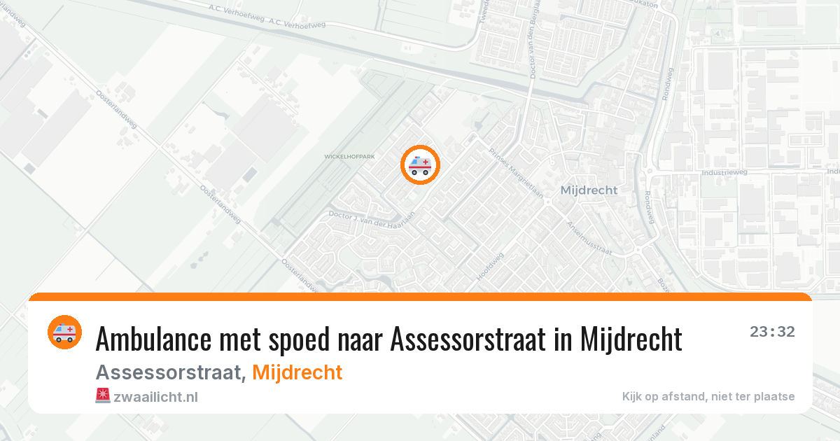 Ambulance met spoed naar Assessorstraat in Mijdrecht — 21 jan 2026