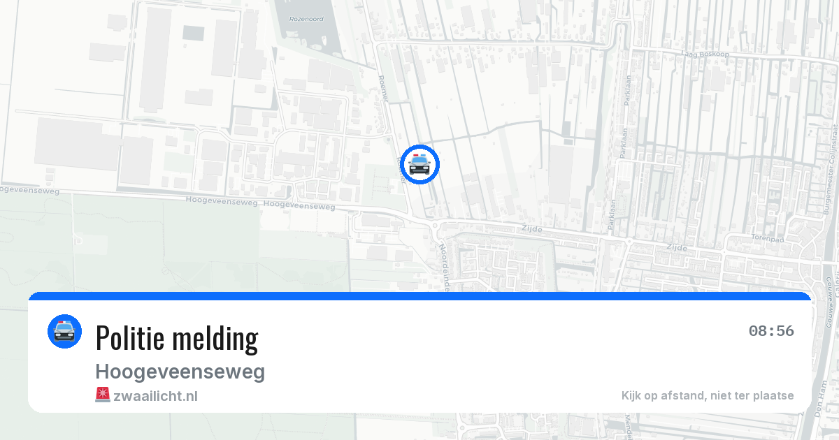 Politie melding — 13 mei 2026