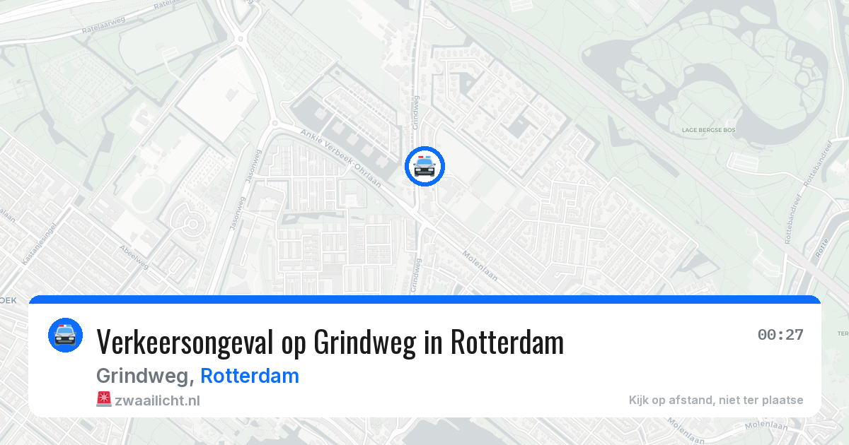 Verkeersongeval op Grindweg in Rotterdam — 6 jun 2026