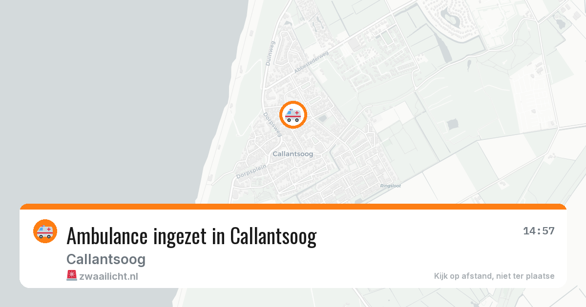 Ambulance ingezet in Callantsoog — 18 jun 2026