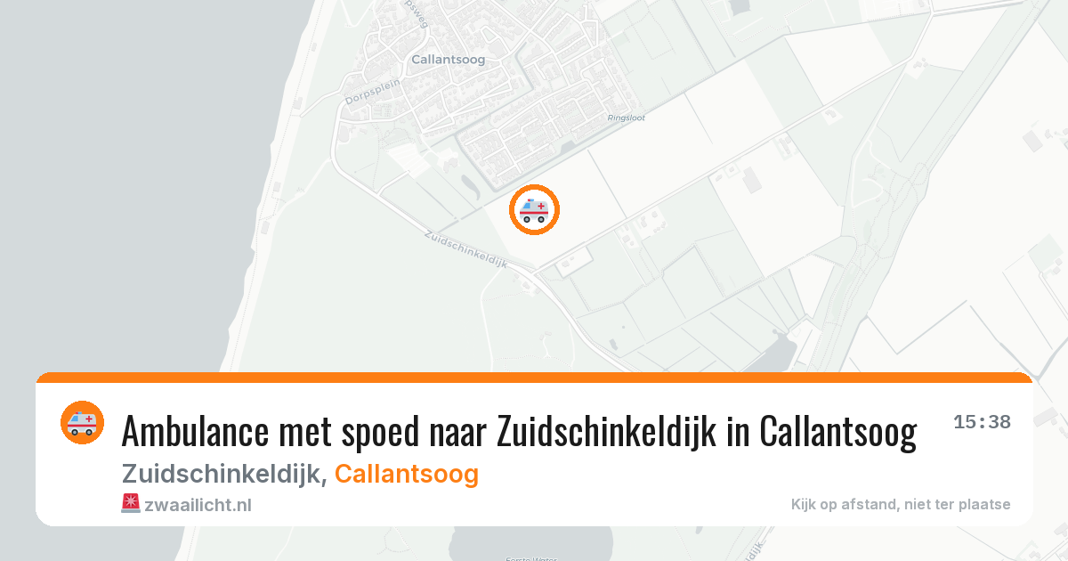 Ambulance met spoed naar Zuidschinkeldijk in Callantsoog — 20 jun 2026