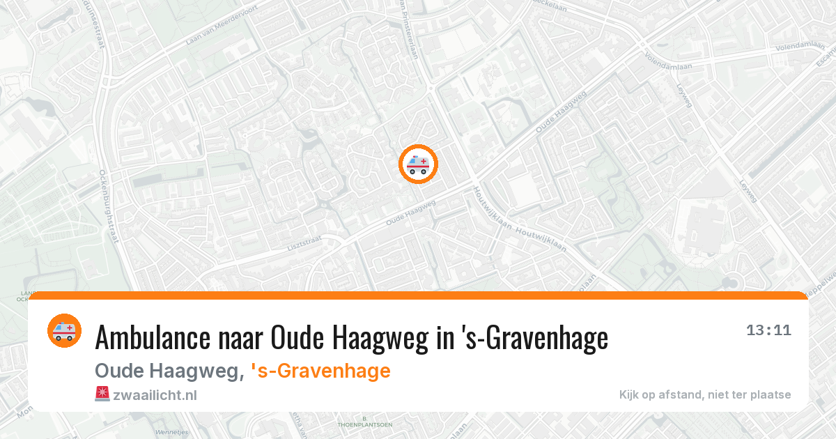Ambulance naar Oude Haagweg in 's-Gravenhage — 29 jan 2026