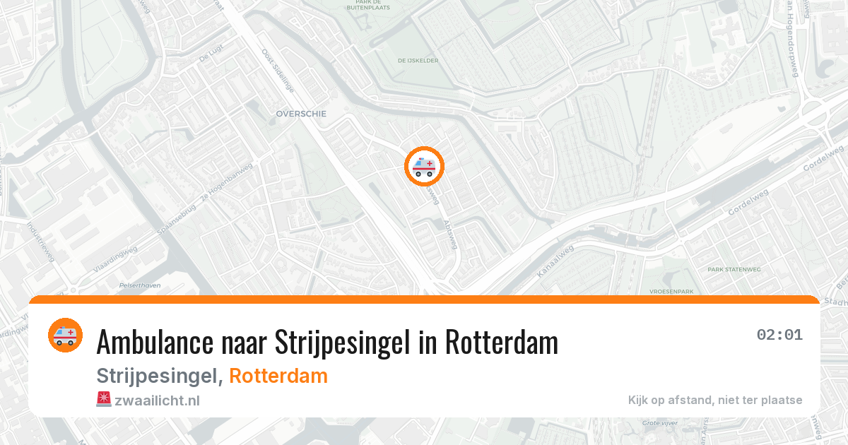 Ambulance naar Strijpesingel in Rotterdam — 2 mei 2026