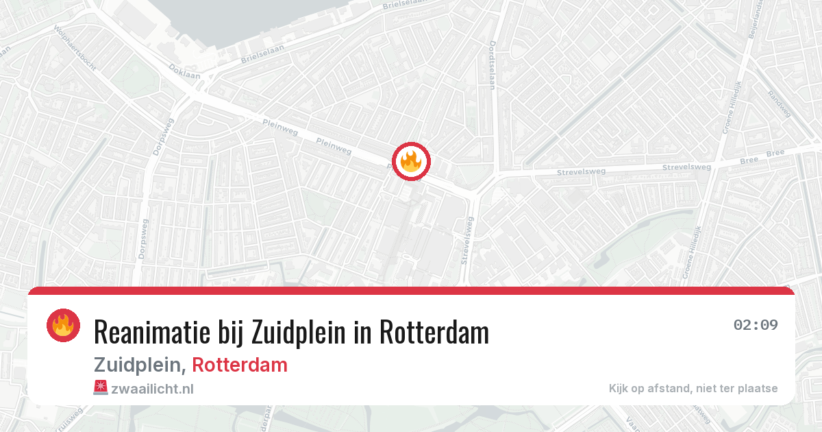 Reanimatie bij Zuidplein in Rotterdam — 30 jul 2026