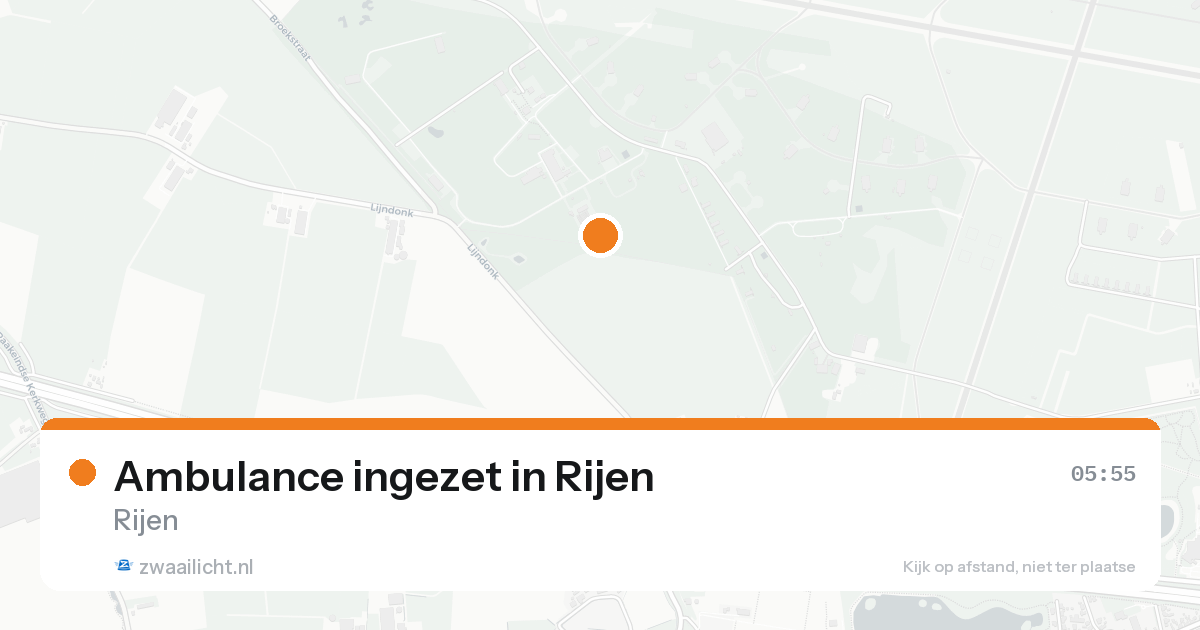 Ambulance ingezet in Rijen — 16 aug 2026