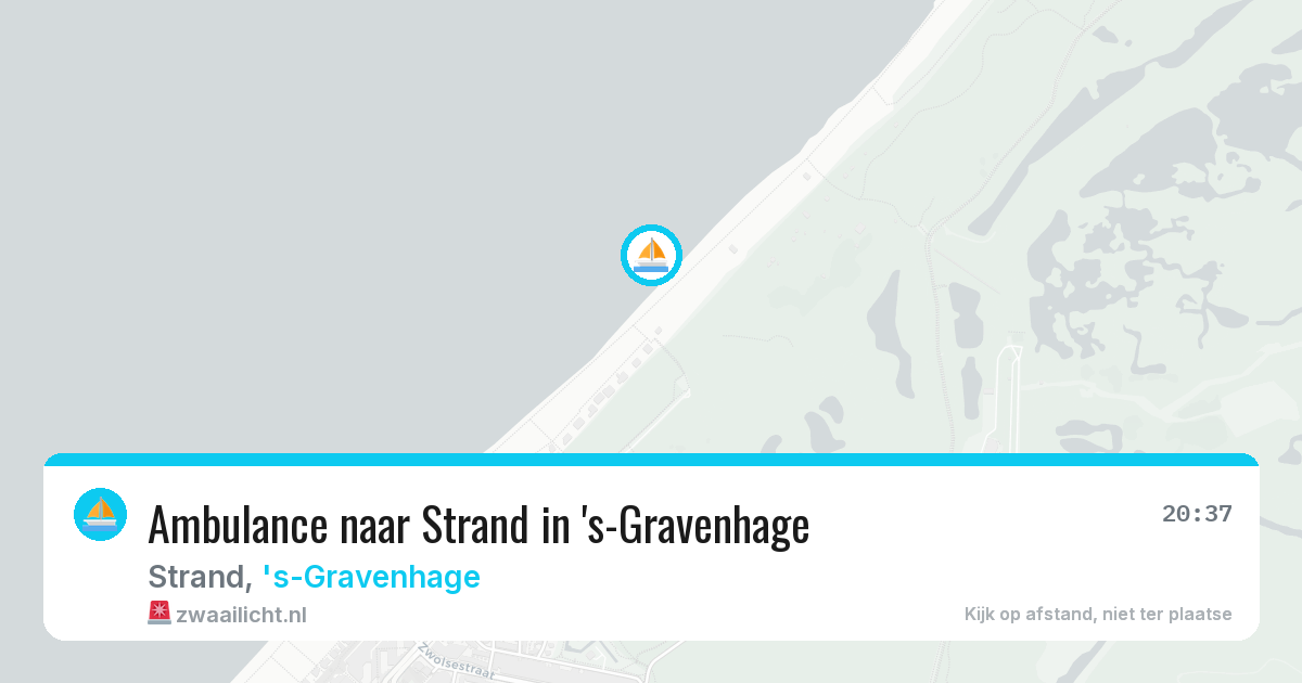Ambulance naar Strand in 's-Gravenhage — 22 jun 2026
