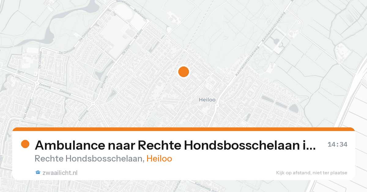 Ambulance naar Rechte Hondsbosschelaan in Heiloo — 7 feb 2026