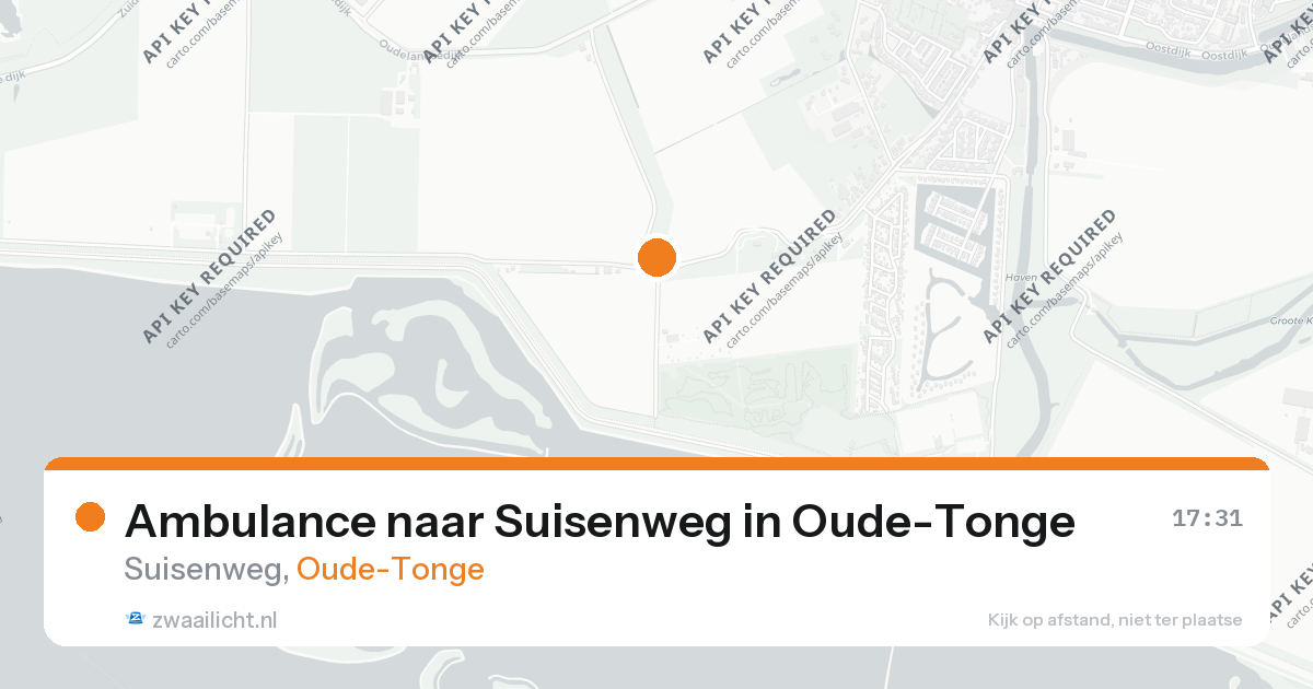 Ambulance naar Suisenweg in Oude-Tonge — 26 aug 2026