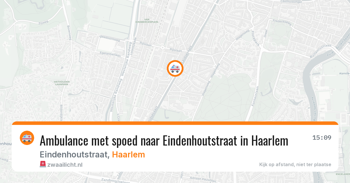 Ambulance met spoed naar Eindenhoutstraat in Haarlem — 24 jan 2026