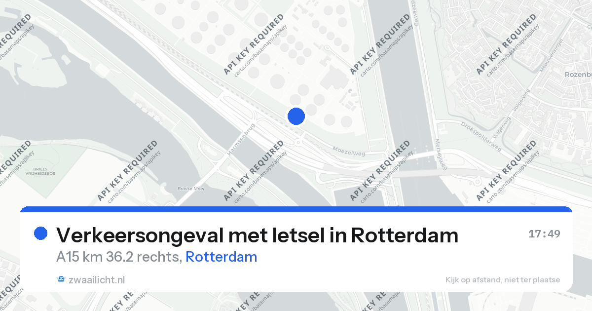 Verkeersongeval met letsel in Rotterdam — 26 aug 2026