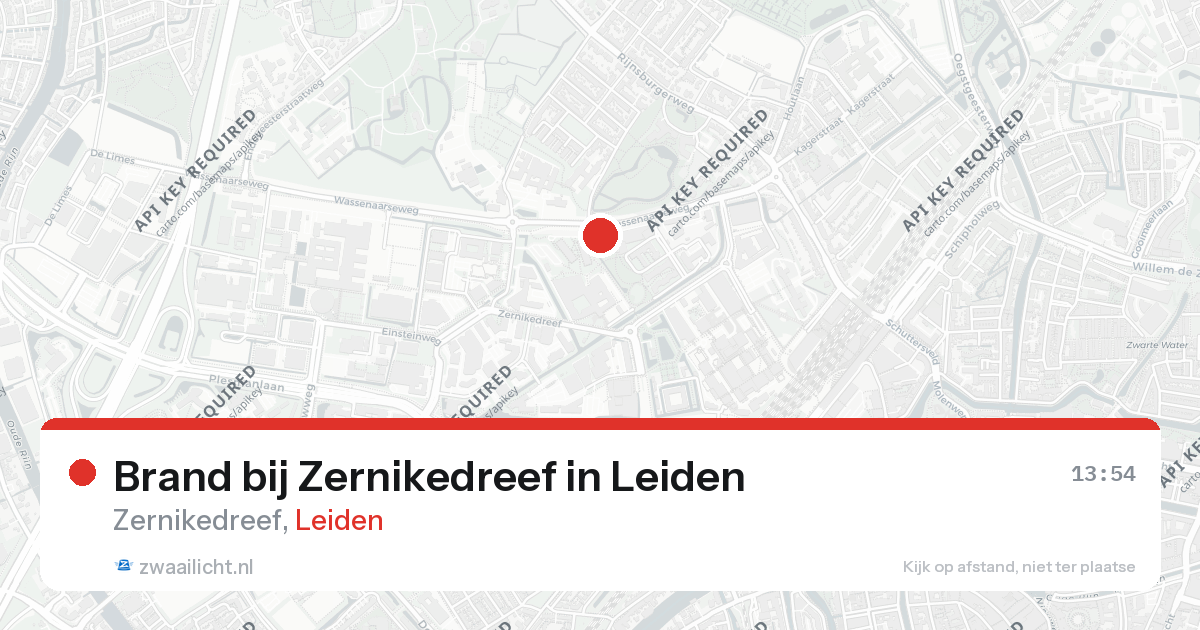 Brand bij Zernikedreef in Leiden — 25 feb 2026