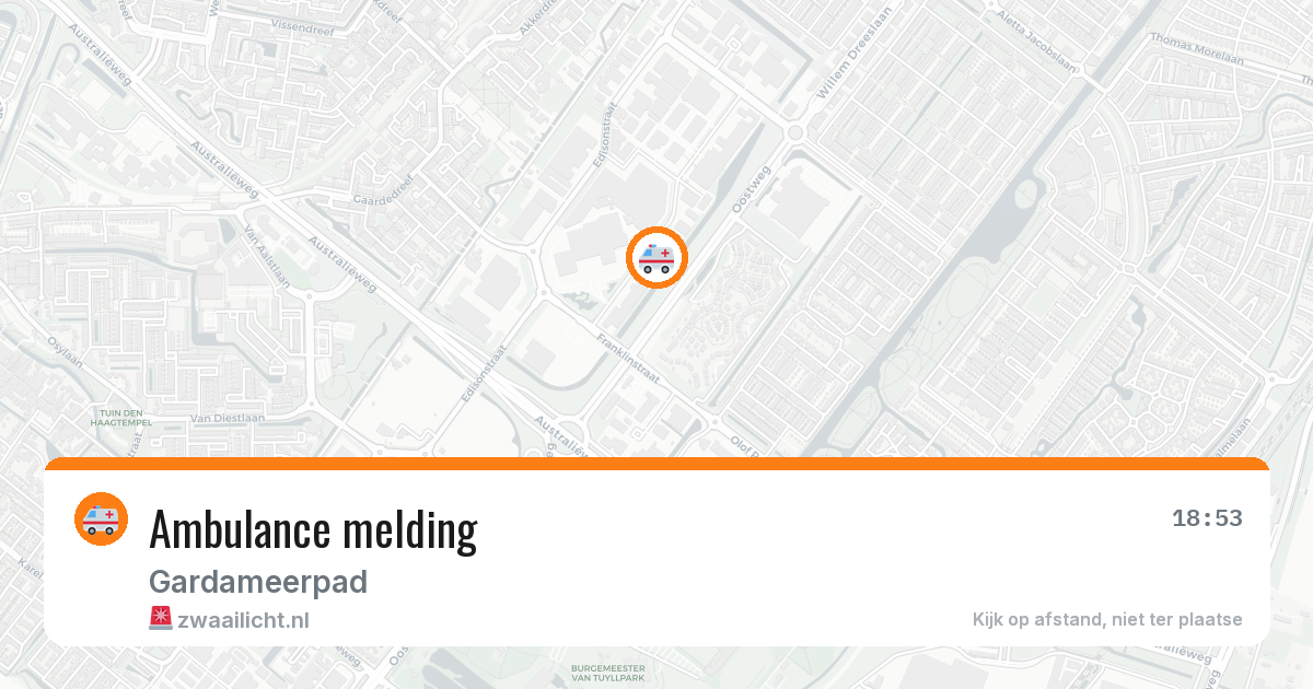 Ambulance melding — 8 feb 2026