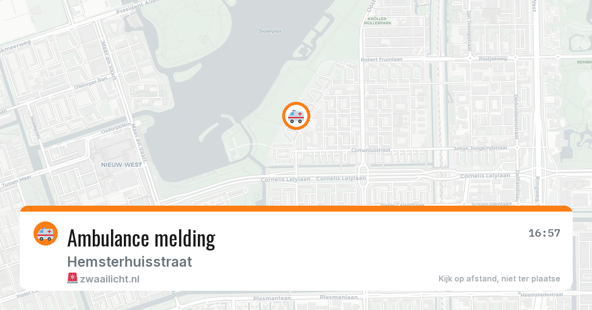 Ambulance melding — 26 jun 2026