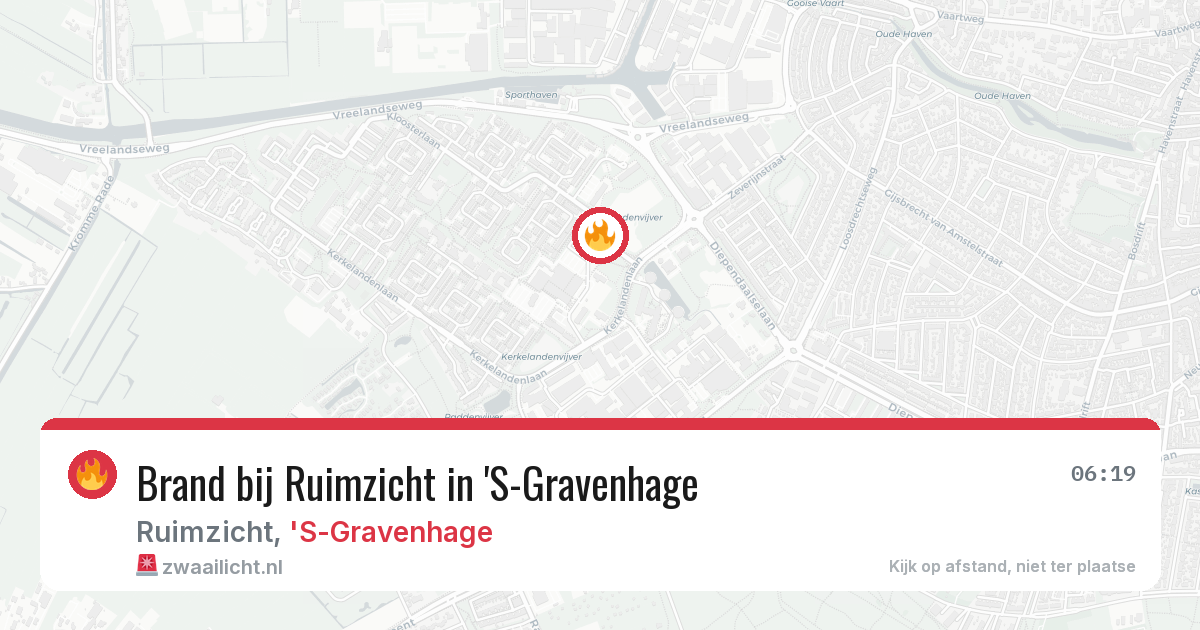 Brand bij Ruimzicht in 'S-Gravenhage — 23 mrt 2026