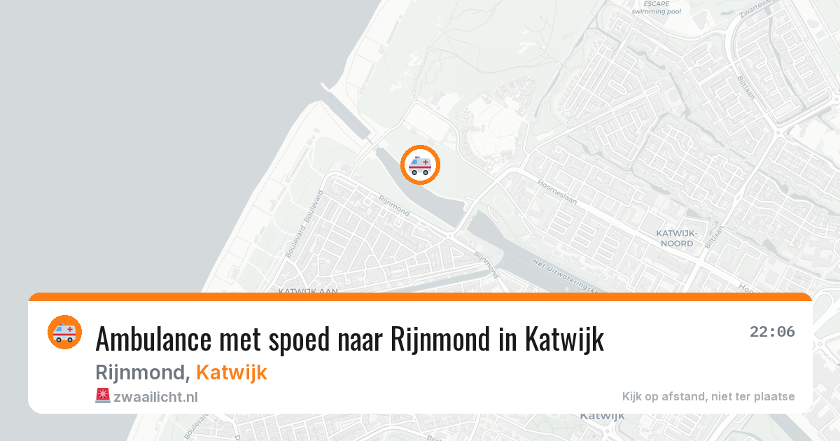 Ambulance met spoed naar Rijnmond in Katwijk — 8 apr 2026