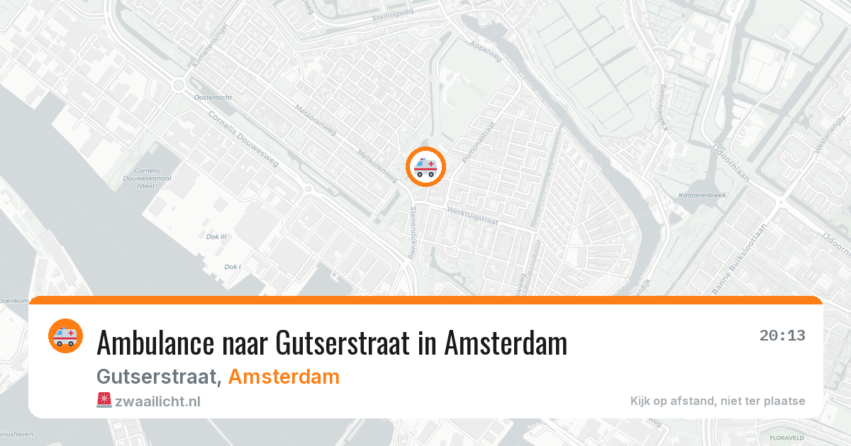 Ambulance naar Gutserstraat in Amsterdam — 2 mrt 2026