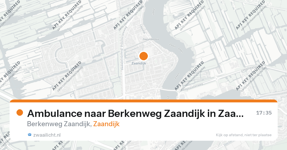 Ambulance naar Berkenweg Zaandijk in Zaandijk — 26 aug 2026