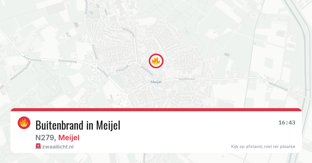 Buitenbrand in Meijel — 20 jul 2026