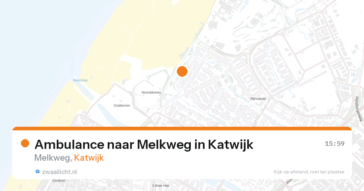 Ambulance naar Melkweg in Katwijk — 7 mrt 2026