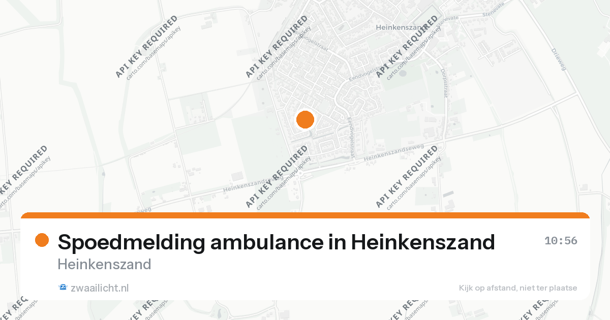 Spoedmelding ambulance in Heinkenszand — 26 aug 2026
