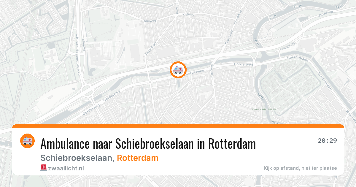 Ambulance naar Schiebroekselaan in Rotterdam — 27 jun 2026
