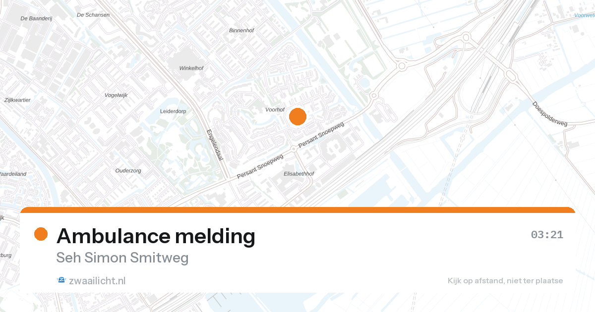 Ambulance melding — 1 feb 2026