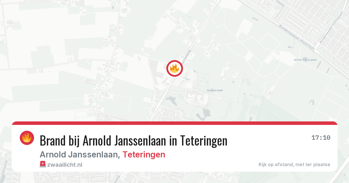 Brand bij Arnold Janssenlaan in Teteringen — 25 apr 2026