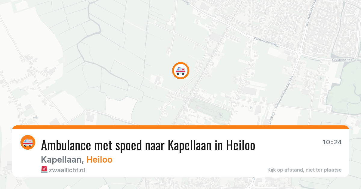 Ambulance met spoed naar Kapellaan in Heiloo — 10 feb 2026