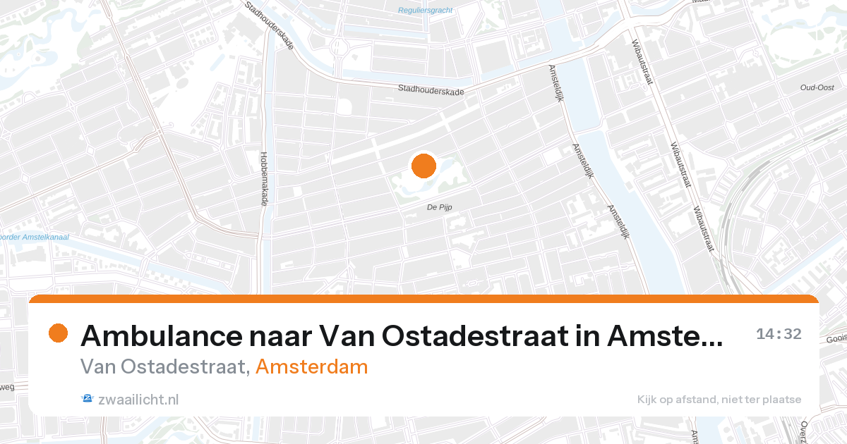 Ambulance naar Van Ostadestraat in Amsterdam — 23 jun 2026