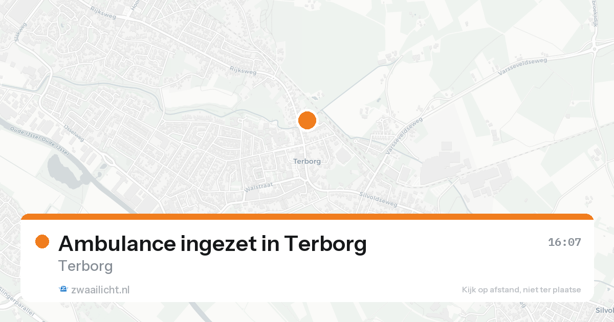 Ambulance ingezet in Terborg — 7 feb 2026