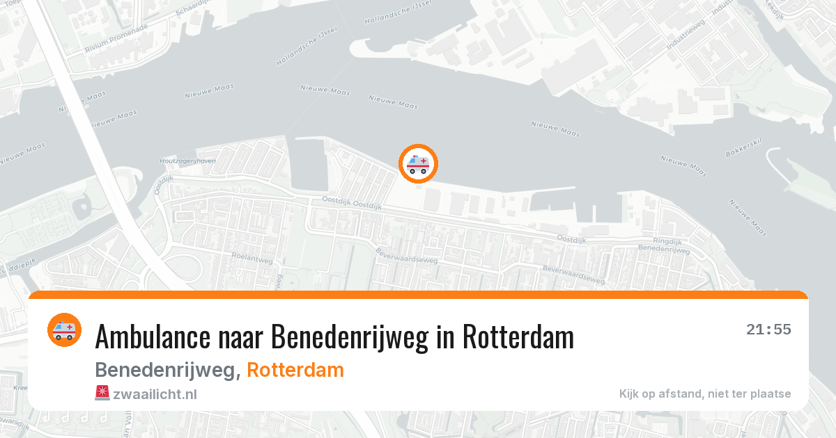 Ambulance naar Benedenrijweg in Rotterdam — 11 aug 2026